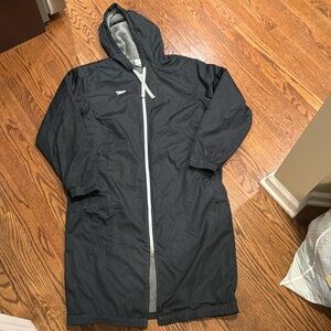 Speedo swim, parka size medium with black gray fleece